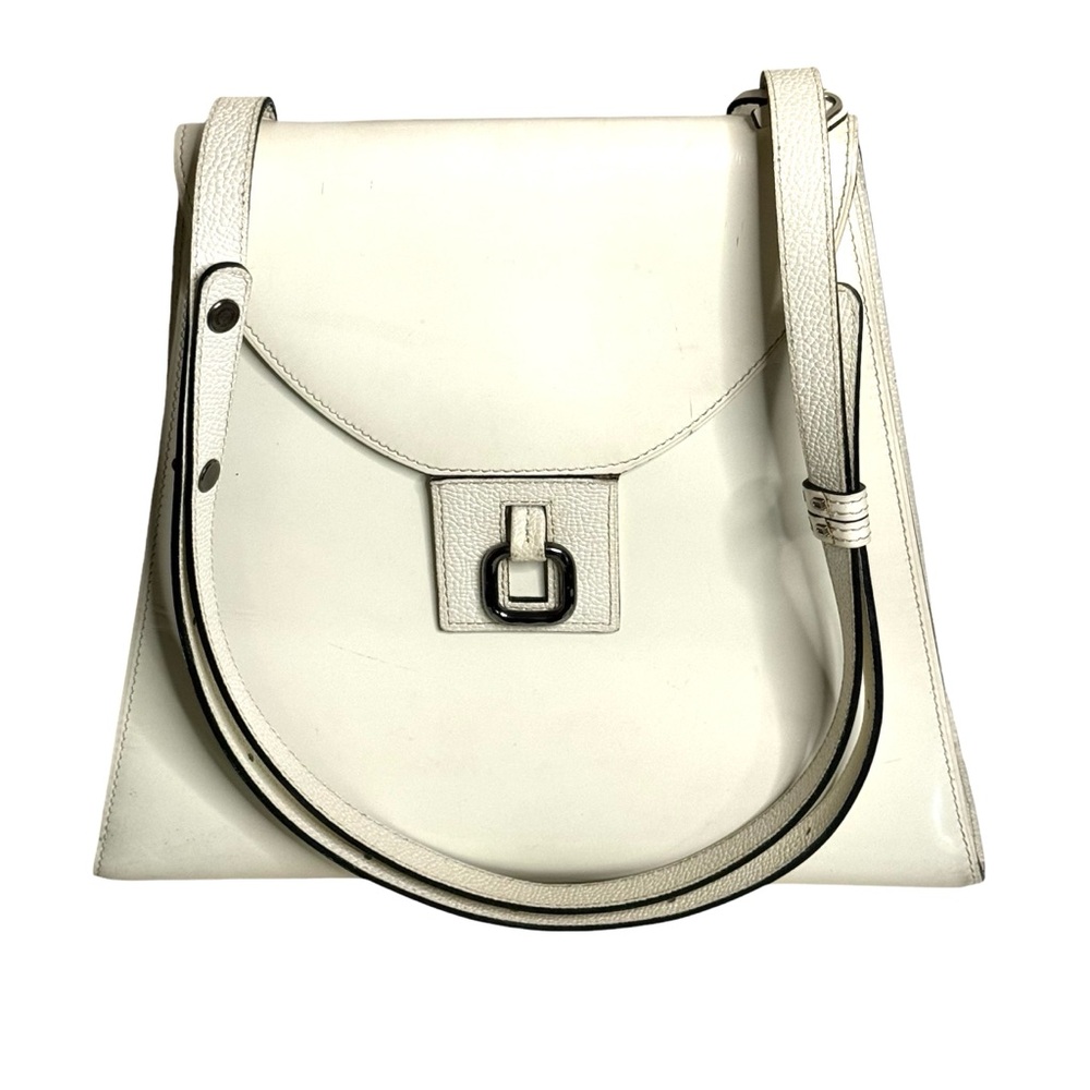 Vintage DELVAUX BRUXELLES VERY RARE Cream Handbag Purse, Adjustable Strap